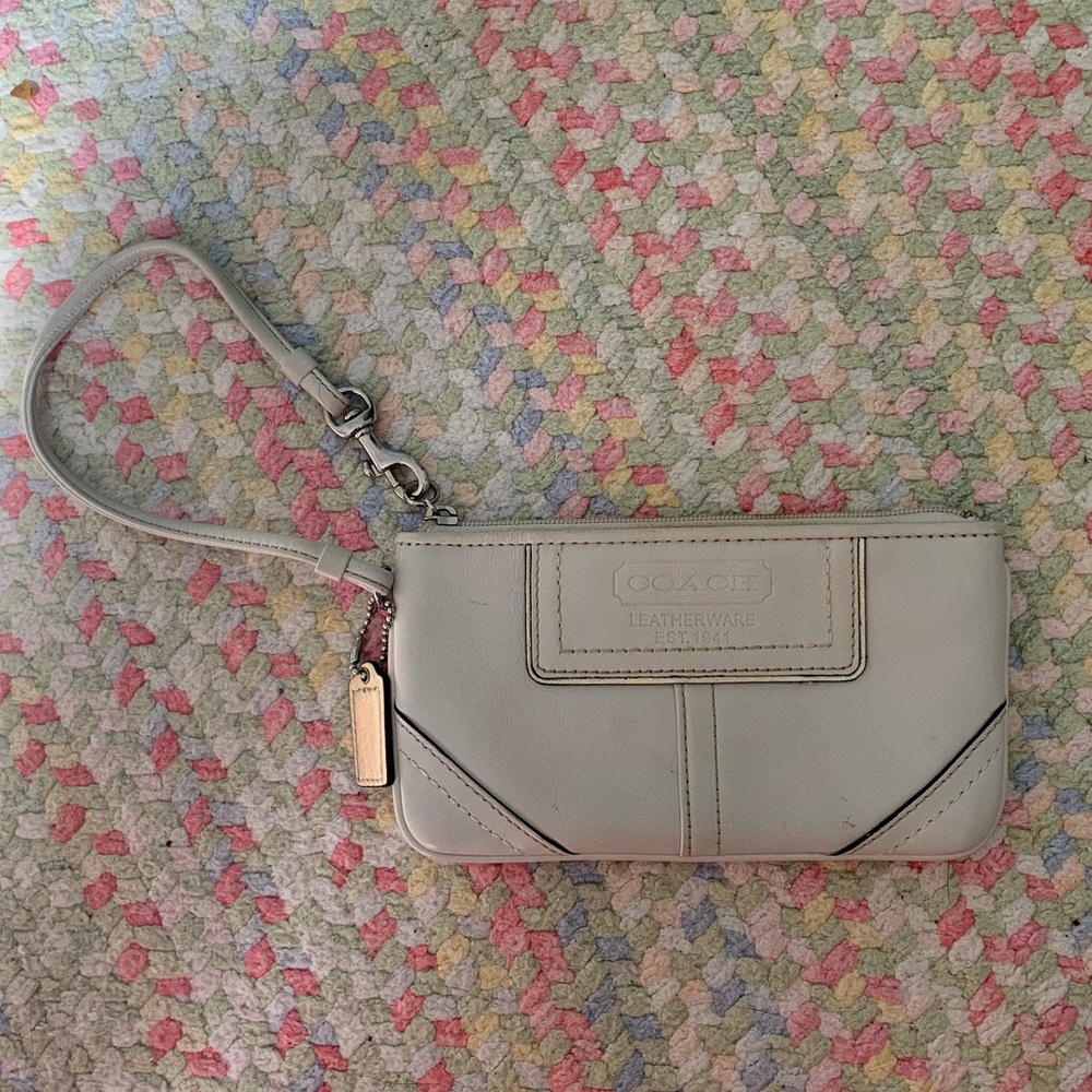 White Coach Wristlet